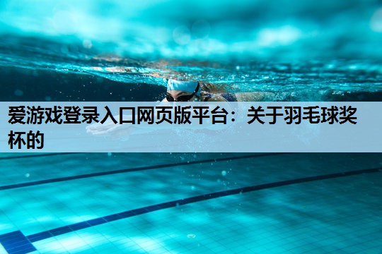 爱游戏登录入口网页版平台：关于羽毛球奖杯的